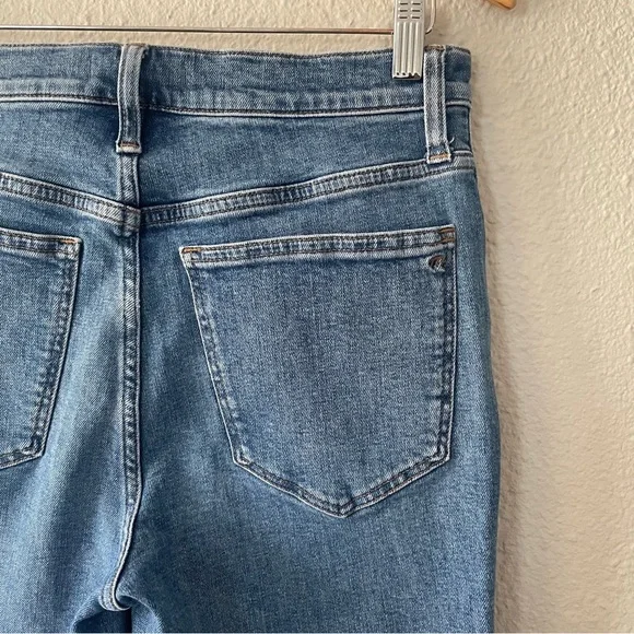 Madewell Stovepipe Jeans Women’s Size 29 Blue Medium Wash Cotton Stretch Pockets - Picture 11 of 16